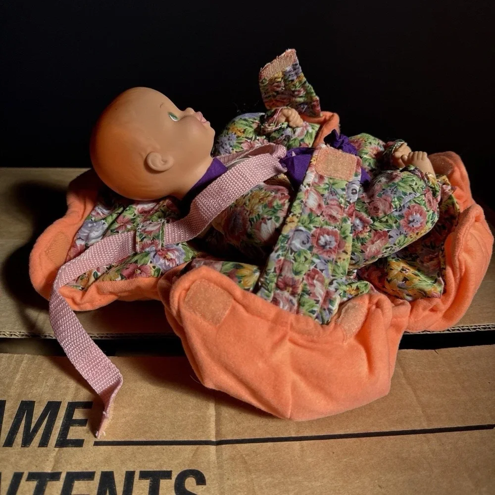 Up Up & Away Kinder-Garden Baby Doll Bottle 1999 Vintage Green Eyes Orange hair
